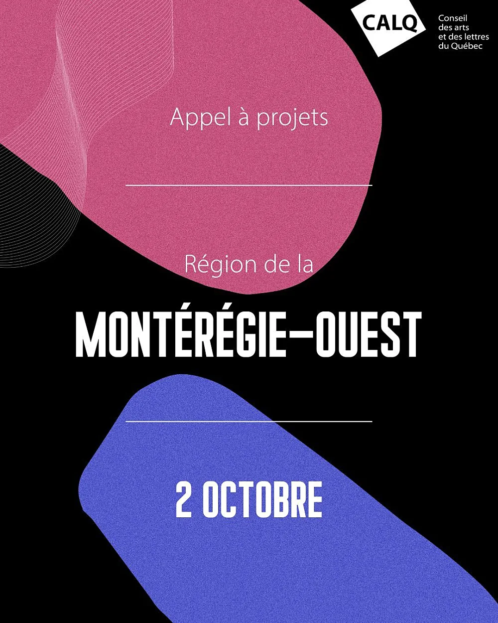 Appel Entente Monteregie Ouest 2025 IG