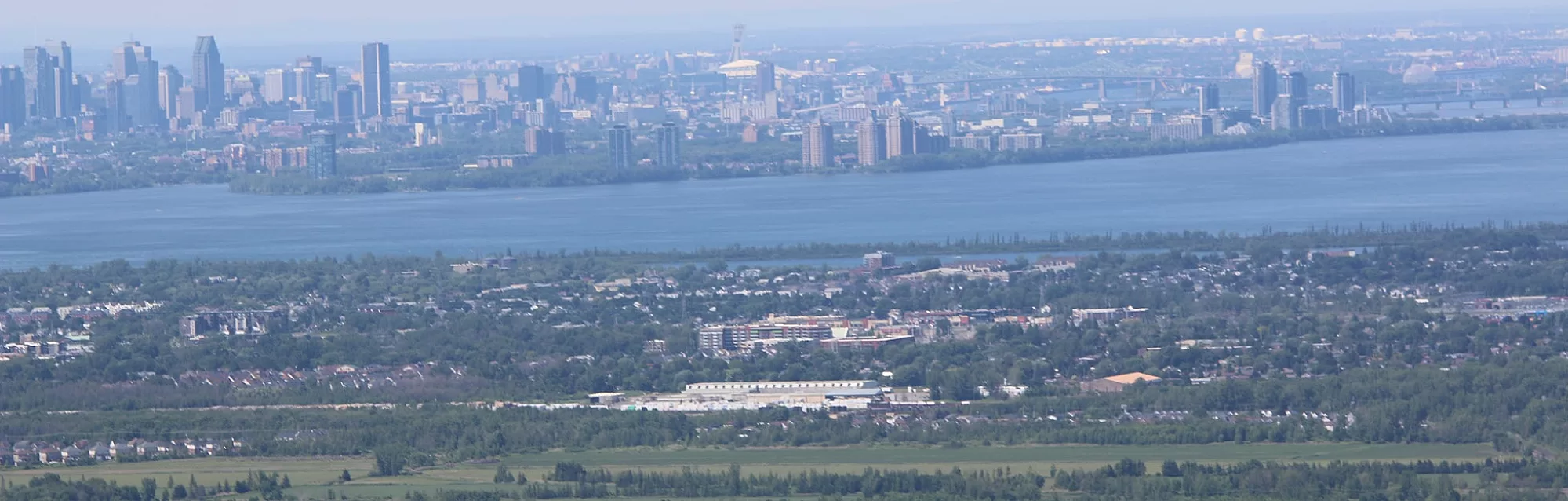 Territoire vue sur Montreal