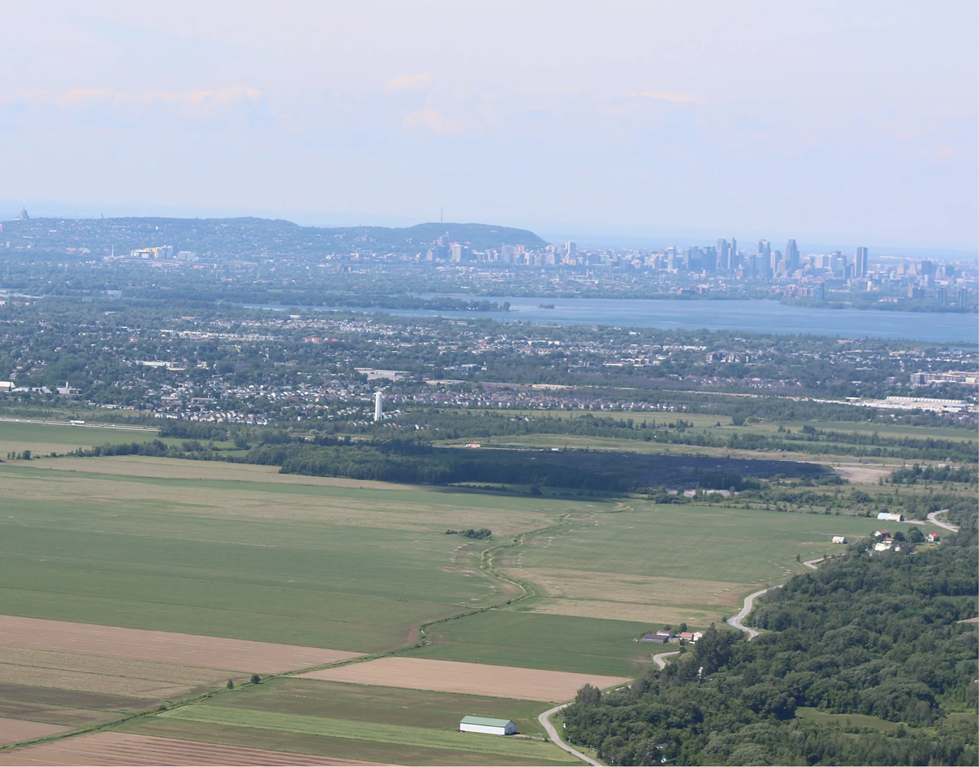 Roussillon vue sur Montreal