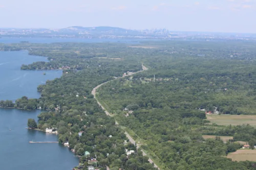 Territoire vue aerienne plan climat