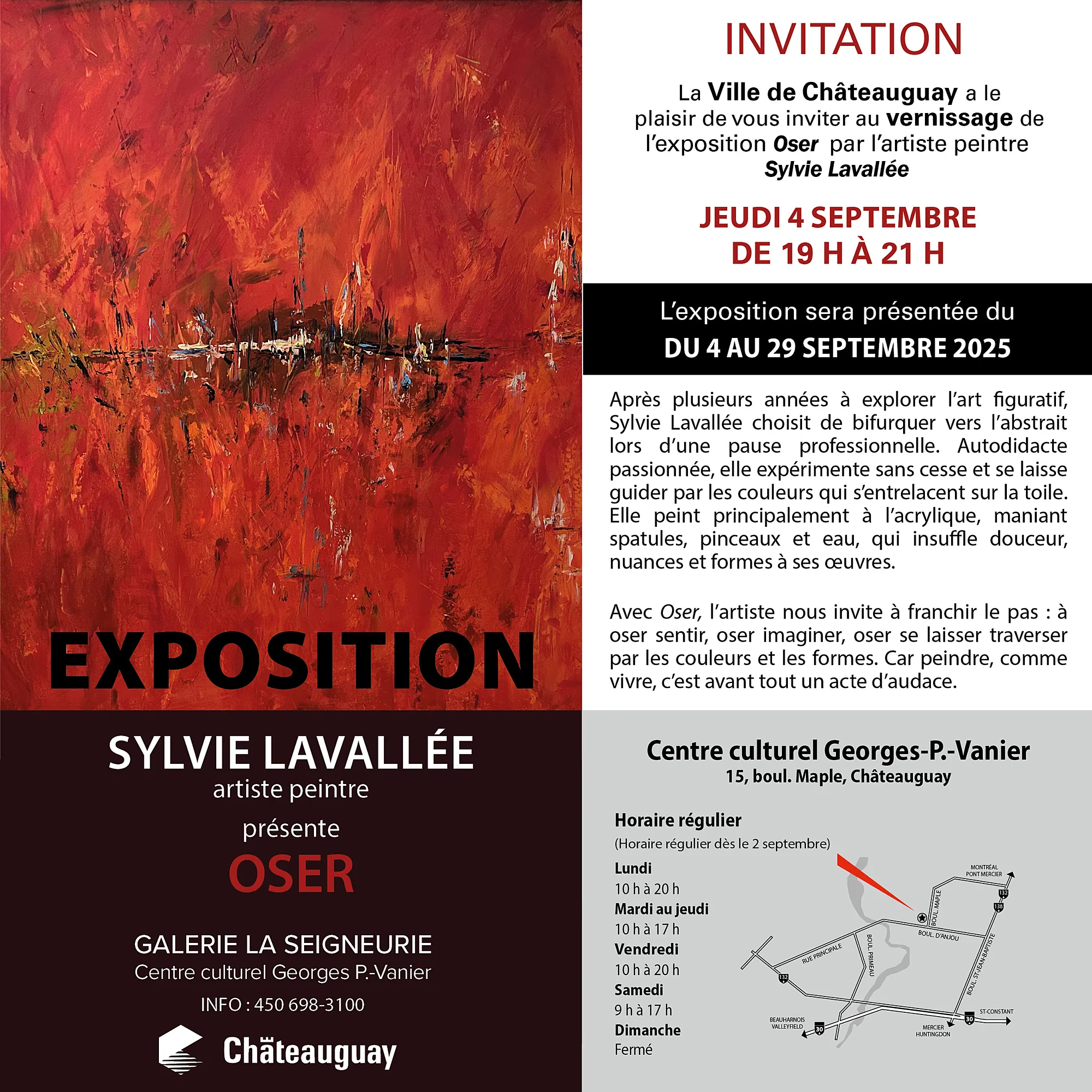 Vernissage Sylvie Lavallée