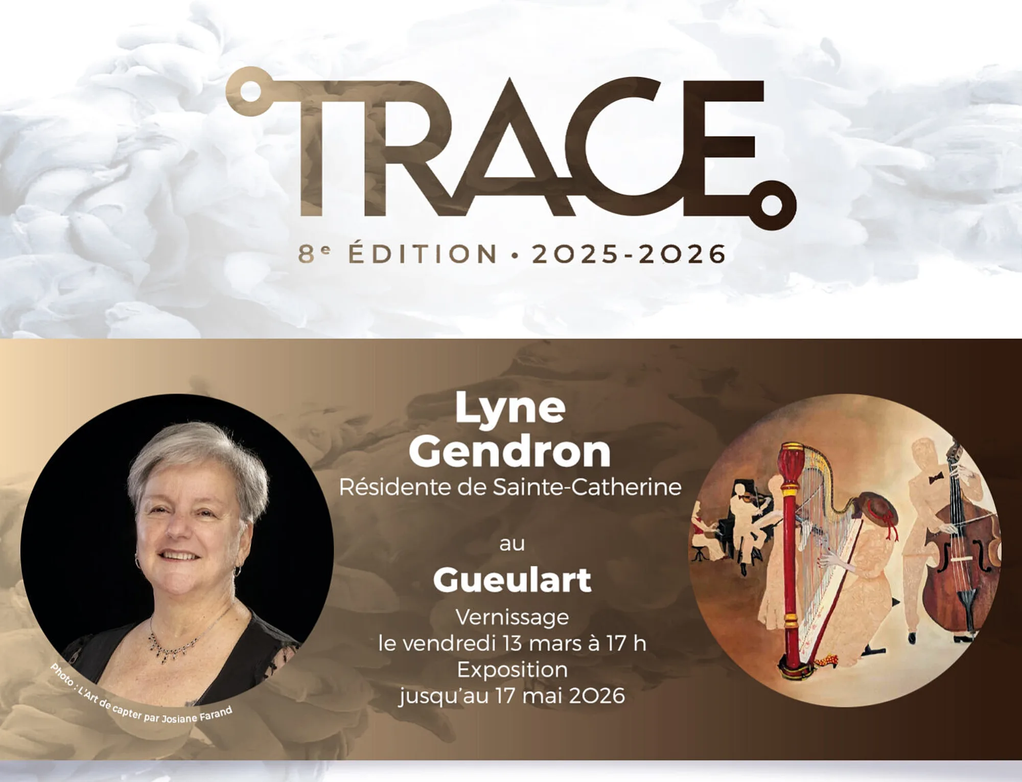 TRACE 2025 2026 visuel carre Gendron