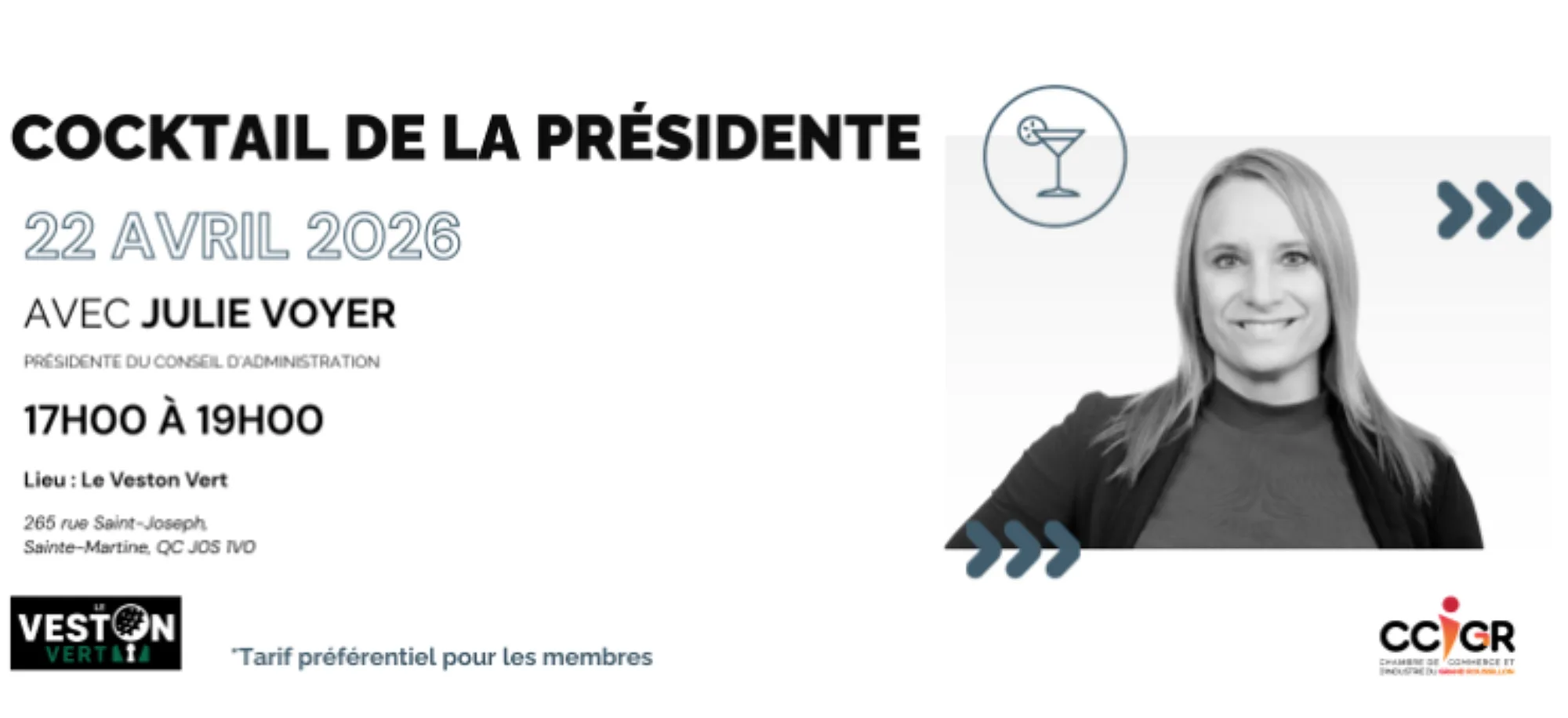 CCIGR Cocktail presidente