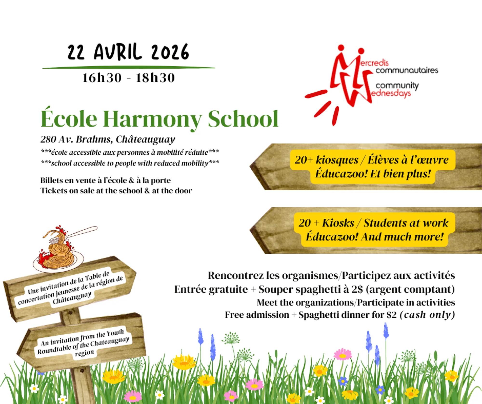 22 avril 2026 Mercredis communautaires bilingue