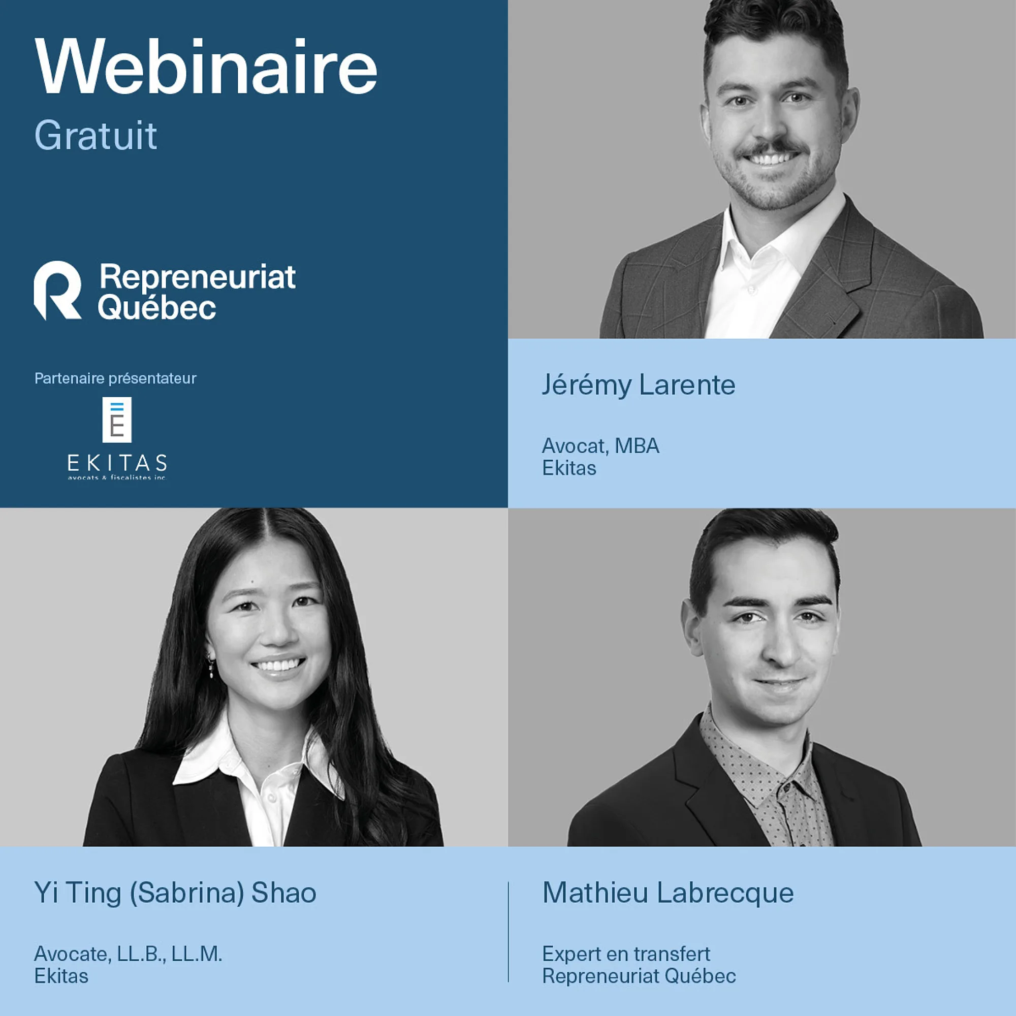 Webinaire repreneuriat quebec