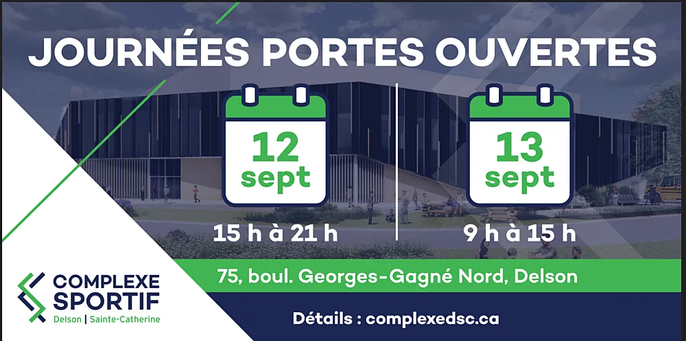 Portes ouvertes complexe sportif Delson Sainte-Catherine