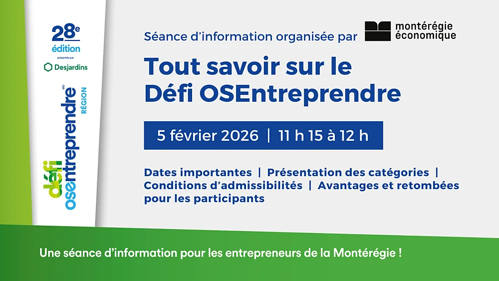 VISUEL TOUT SAVOIR SUR LE DEFI OSENTREPRENDRE OFFICIEL